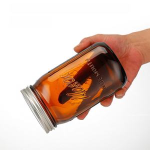 <span class=keywords><strong>Frasco</strong></span> de Vidrio para Germinación con Forma Tallada de 32 oz, <span class=keywords><strong>Frasco</strong></span> Mason con Tapa para Brotes, Miel, Frijoles, Almacenamiento de Alimentos, Vida <span class=keywords><strong>en</strong></span> el Hogar - Product Image 3