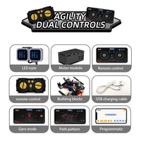 Kit de bloques de construcción de Robot de programación STEM RC 5 en 1, aplicación de montaje DIY y proyectos de Robot de Control remoto, juguete de construcción con LED