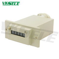 Compteur de signal d'impulsion électrique CSK5-YKW avec montage sur panneau d'affichage à 5 chiffres multi-tension (DC/AC) certifié CE