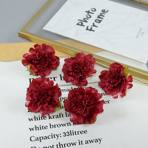 Oeillets artificiels têtes de fleurs en soie cadeau de fête des mères gâteau de <span class=keywords><strong>mariage</strong></span> décorer <span class=keywords><strong>faux</strong></span> oeillet - Product Image 3