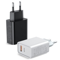 Cargador Rápido HNT ODM/OEM de 45W con USB-A+ Tipo-C y Enchufe US/UK/EU/AU/KC, Adaptador de Carga Rápida PD20w para iPhone 15/16