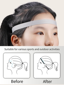 ผ้าคาดผมกันลื่นที่คาดผมผ้าซับเหงื่อสำหรับกีฬาวิ่งเล่นโยคะ - Product Image 5