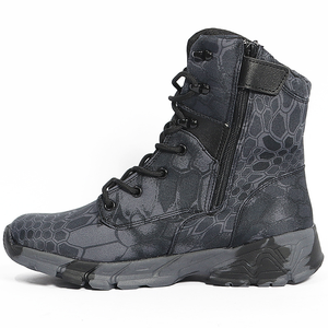 รองเท้าบูททหาร SFB79 รุ่น Men Desert Python Camo ลายพราง ผ้าลายพราง ซิปด้านข้าง พื้นยางกันลื่น เหมาะสำหรับกิจกรรมกลางแจ้ง ล่าสัตว์ เดินป่า - Product Image 5