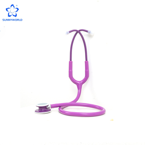 Estetoscopio médico chapado en oro de doble cabeza estetoscopio médico profesional de doble cabeza - Product Image 2