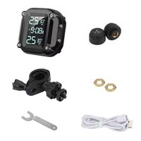 M5 Motorcycle Tire Pressure Monitor, Electric Motorcycle Wireless High-precision Tire Pressure Monitoring System