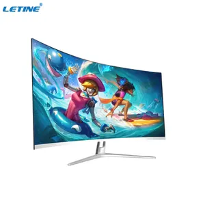Best Price 27Inch Led Monitor Pc Computer Frameless With 165hz 1080p VA Screen Fast Response Time Curved Monitor