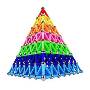 Bâtons <span class=keywords><strong>de</strong></span> construction magnétiques <span class=keywords><strong>de</strong></span> 2,3 pouces, ensemble <span class=keywords><strong>de</strong></span> construction magnétique, jouets éducatifs, bâtons magnétiques, jouets d'empilage - Product Image 2