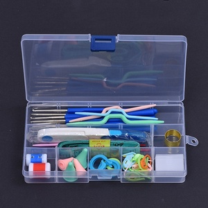 Kit Outils de <span class=keywords><strong>Crochet</strong></span> et <span class=keywords><strong>Tricot</strong></span> Manuel: 53 Pièces, Comprend Aiguilles à Coudre, Crochets, Accessoires et Marqueurs de Mailles Verrouillables - Product Image 5