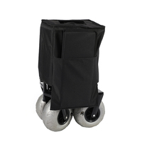 Chariot de plage pliable grande capacité 200L avec grandes roues gonflables pour le sable, chariot portable pour le camping et les pique-niques