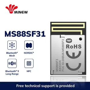 Low-Power nRF52833 Empfänger Sender Bluetooth 5.1 Tastatur modul ANT ZIGBEE THREAD 2,4 GHz Wireless Transceiver Modul