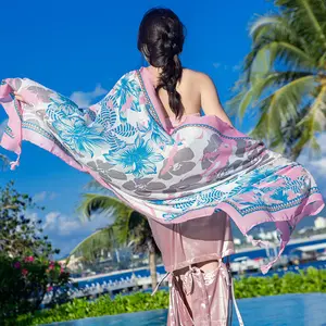 2024 new summer floral paisley beach sarong