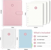 Carnet à spirales en cuir PU A5, agenda de voyage multifonctionnel, planificateur budgétaire, impression UV, couleur macaron, logo personnalisé