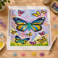 Kit de peinture au diamant DIY personnalisé, peint à la main, décoration animale pour la maison, PAINTBOY, cadre en bois, coffret cadeau