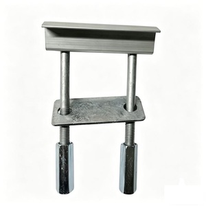 Metal Solar PV Press Plate Strut Channels Accessories <b>U</b> Bolts Mid <b>Clamps</b> End <b>Clamps</b> for Solar Panel - Product Image 1