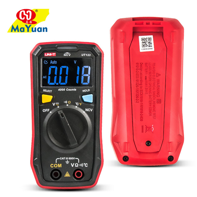 UNI-T UT123 UT123D Auto Range NCV Mini Digital Multimeter