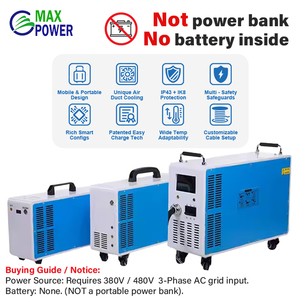 เครื่องชาร์จรถยนต์ไฟฟ้าแบบพกพาอัจฉริยะ รองรับไฟฟ้า 380V 3 เฟส พร้อมหัวชาร์จ Chademo กำลังไฟ 40 กิโลวัตต์ สำหรับรถยนต์ไฟฟ้า - Product Image 5