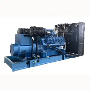 New Continuous power 1400KW weichai Baudouin natural gas generator silent type 24/7 running gas generator