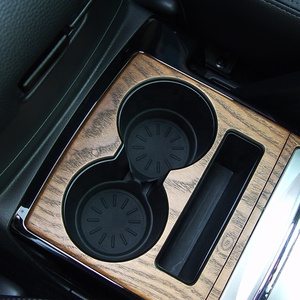 Classic Removable Eco-friendly <b>Silicone</b> Car Coaster & Cup <b>Mat</b> for All Vehicles Standard Cup Racks - Product Image 5