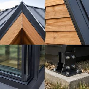 Casa Prefabricada Triangular en Forma de A, Resistente al Viento y a la Corrosión, Cabaña Modular Aislada, <span class=keywords><strong>Hotel</strong></span> de Camping para Resorts en la Selva <span class=keywords><strong>Tropical</strong></span> - Product Image 6