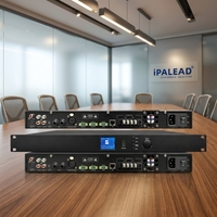 Amplificateur de puissance DSP IoT 2 canaux 300W DSP-2300I anti-sifflement avec contrôle à distance IP Cloud, Bluetooth, USB, RS485 pour audio de conférence et grand écran