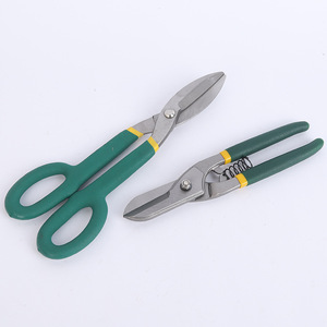 กรรไกรตัดโลหะอเนกประสงค์ ใบมีดเหล็กคาร์บอน สีเขียว เกรดอุตสาหกรรม สำหรับตัดแผ่นโลหะ - Product Image 2
