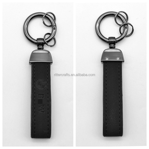 Llaveros Cuero de PU Personalizar Llavero de cuero genuino en blanco Regalos Marca de lujo Logotipo de coche Llavero de cuero de fibra de carbono Llavero - Product Image 6