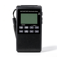 Radio Digital AM/FM Portabel dengan Pemutar MP3, Penyetelan ATS & 6 Mode EQ