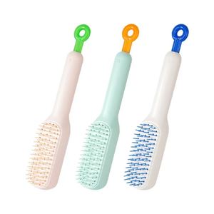 Outils de coiffure en plastique, brosse démêlante rapide et facile à nettoyer, peigne rétractable, brosse à éliminer les cheveux, brosse auto-nettoyante - Product Image 2