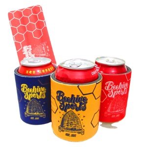 RYO Religious Custom Sublimation Neoprene Insulated Beer Coozies Snap <b>Wrap</b> Can Cooler Sleeve Holiday <b>Gifts</b> Printed Slap - Product Image 6