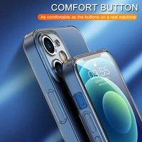 Coque de téléphone portable en TPU transparent pour iPhone 14 11 12 13 Pro XS Max X XR housse de Protection d'objectif pour iPhone 7 8 6S Plus SE couverture arrière