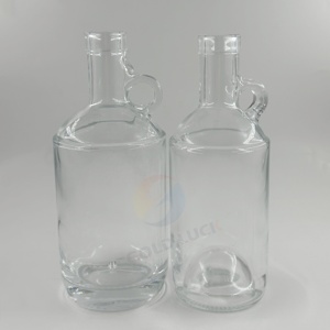 Bouteilles en verre personnalisées de 500 ml et 750 ml pour vin de fruits, avec poignée, pour l'emballage de liqueurs, brandy, whisky, miad, <span class=keywords><strong>gin</strong></span> - Product Image 5