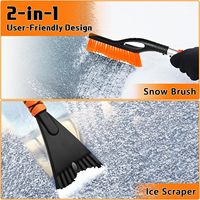 Brosse à neige détachable en gros avec grattoir à glace - Déneigeur de voiture extensible pour l'entretien automobile hivernal, utilisation extérieure