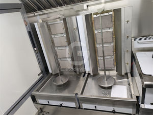 Remorque alimentaire noire de 16 pieds de long avec climatiseur sur le toit <span class=keywords><strong>Camion</strong></span> de nourriture commercial mobile à vendre - Product Image 4