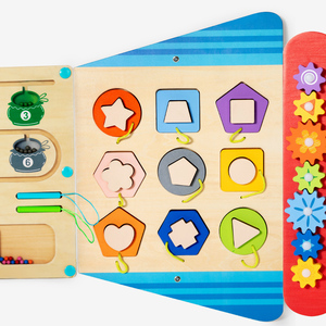 <span class=keywords><strong>Jeu</strong></span> d'éveil multifonctionnel de haute qualité, jouet éducatif précoce, améliore la concentration, entraîne le <span class=keywords><strong>jeu</strong></span> mural multifonctionnel pour enfants - Product Image 5