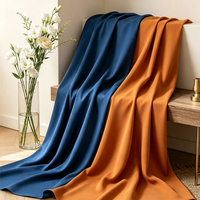 Tissu de robe de mariée en micro-tissu extensible, doux et respirant, imitation acétate, polyester satiné