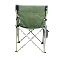 Chaise pliante de camping et de direction d'extérieur transfrontalière en acier à haute teneur en carbone avec accoudoirs, idéale pour la plage, cadeau publicitaire de luxe personnalisé