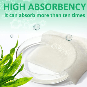 Good Absorption <strong>Natural</strong> Seaweed and <strong>Calcium</strong> Ion <strong>Alginate</strong> Fiber Waterproof Skin-Friendly 10x10cm Wound <strong>Dressing</strong> Pad - Product Image 4