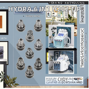 หัวเปลี่ยนไฮโดรเดอร์มาเบรชั่นสำหรับเครื่องทำทรีตเมนต์หน้าด้วยไฮโดรเจนออกซิเจนแบบฟองขนาดเล็ก อุปกรณ์เสริมสำหรับเครื่องเสริมความงาม - Product Image 2