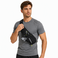 Sac banane étanche en polyester avec fermeture éclair, forme cylindrique, unisexe, pour la randonnée, le cyclisme, la course à pied et les voyages