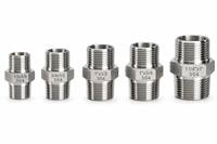 Raccord hexagonal réducteur en acier inoxydable 304 BSPP BSPT, lisse, 1/2-3/8 1-1/4-1 pouce, barre pleine haute pression classe 3000 pour tuyauterie