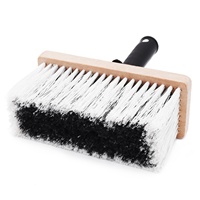 Vente en gros en usine, lot de pinceaux pour plafond, bricolage et qualité industrielle, support OEM personnalisable, pinceaux muraux à manche en bois et plastique