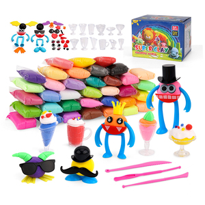 Zhorya High Quality Non-Toxic 36 Colors Air Dry Ultra Light Clay Modeling Clay for Kids DIY Crafts Gifts