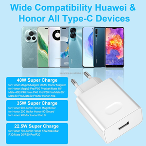 Cargador rápido de supercarga de <span class=keywords><strong>40W</strong></span> para <span class=keywords><strong>Huawei</strong></span> Honor 90 Lite Magic6 Adaptador de corriente USB de <span class=keywords><strong>40W</strong></span> para Honor 90 70 Lite X8b - Product Image 5