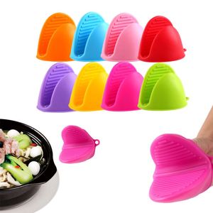 Cooking Baking Kitchen Gadget <b>Microwave</b> Oven Silicone Printed Heat Resistant Oven Mitts Anti Scalding Pot <b>Lid</b> Holders Sets Bowl - Product Image 2