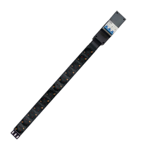 PDU 19 pouces en métal, unité de distribution d'alimentation 63A avec prises Schuko, multiprise horizontale pour montage en rack pour serveur réseau