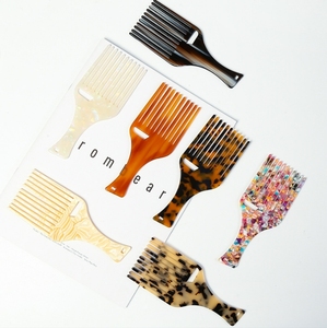 Droit large longue dent barbe peigne <span class=keywords><strong>Afro</strong></span> tresse choisir large dent peigne perruque peignes Salon de coiffure 890186 - Product Image 2