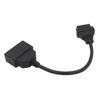 Kabel Konverter Alat Diagnostik Mobil OBD2 16pin ke 22pin Pengganti Kabel untuk Scanner Toyota Mini VCI