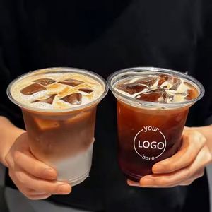 Vaso Desechable Transparente de PET de 98 mm con Tapa, Impresión Personalizada, para Bebidas Frías, Venta al por Mayor, de 12 oz a 24 oz - Product Image 3