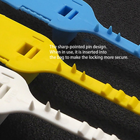 Étiquettes personnalisées avec logo, attaches zippées, scellés en plastique, étiquettes de sécurité pour vêtements, chaussures, étiquettes de marque, étiquettes suspendues, boucle anti-effraction
