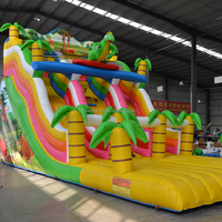 Maison de rebond de toboggan gonflable pour adultes et enfants